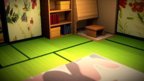 anime bedroom scene preview image